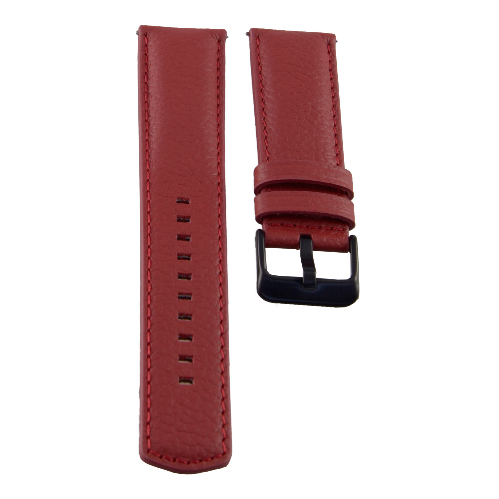 Galeli Band 22mm Echtleder rot