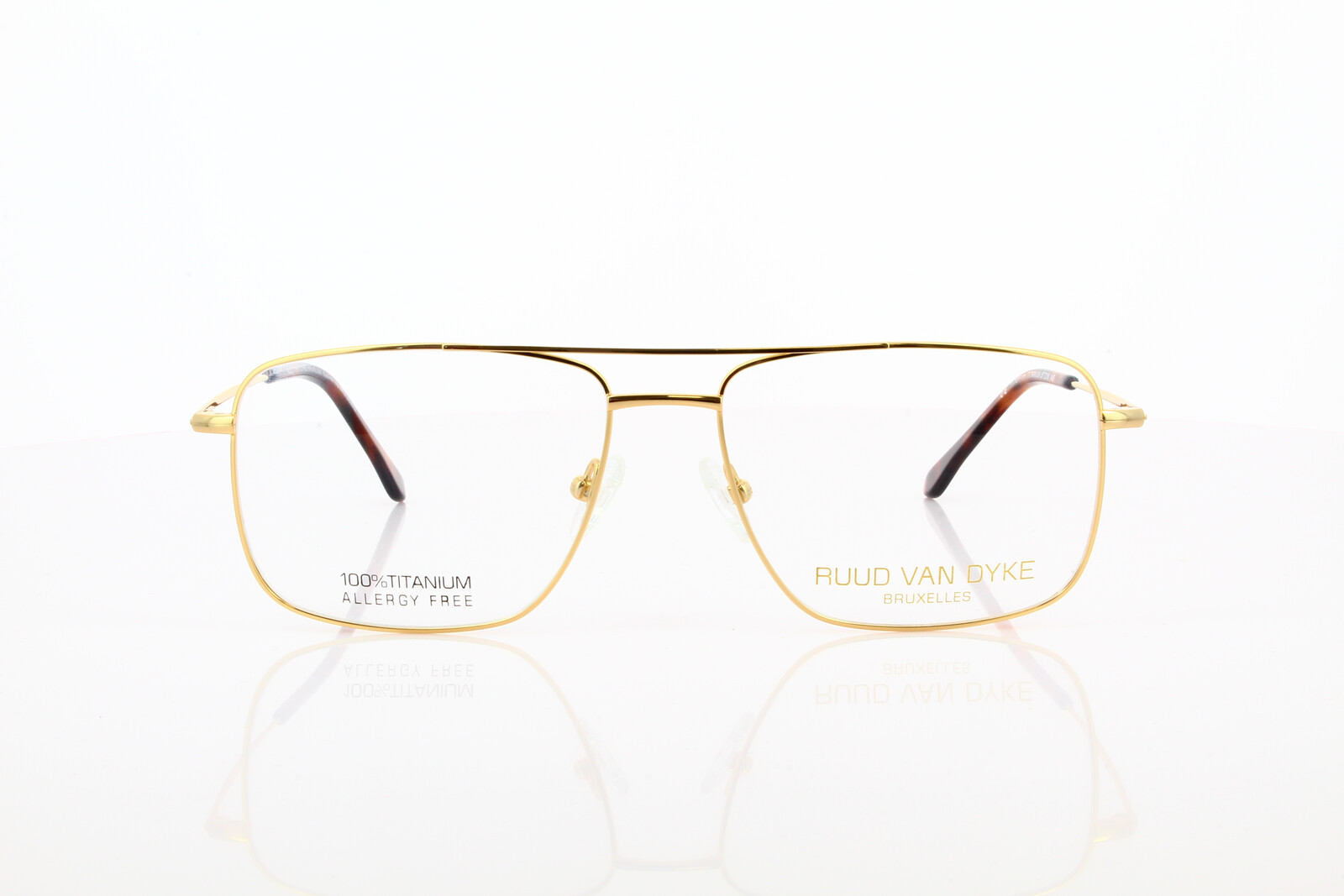 Ruud van Dyke RVD 1170T-1H Herrenbrille Titan Doppelsteg