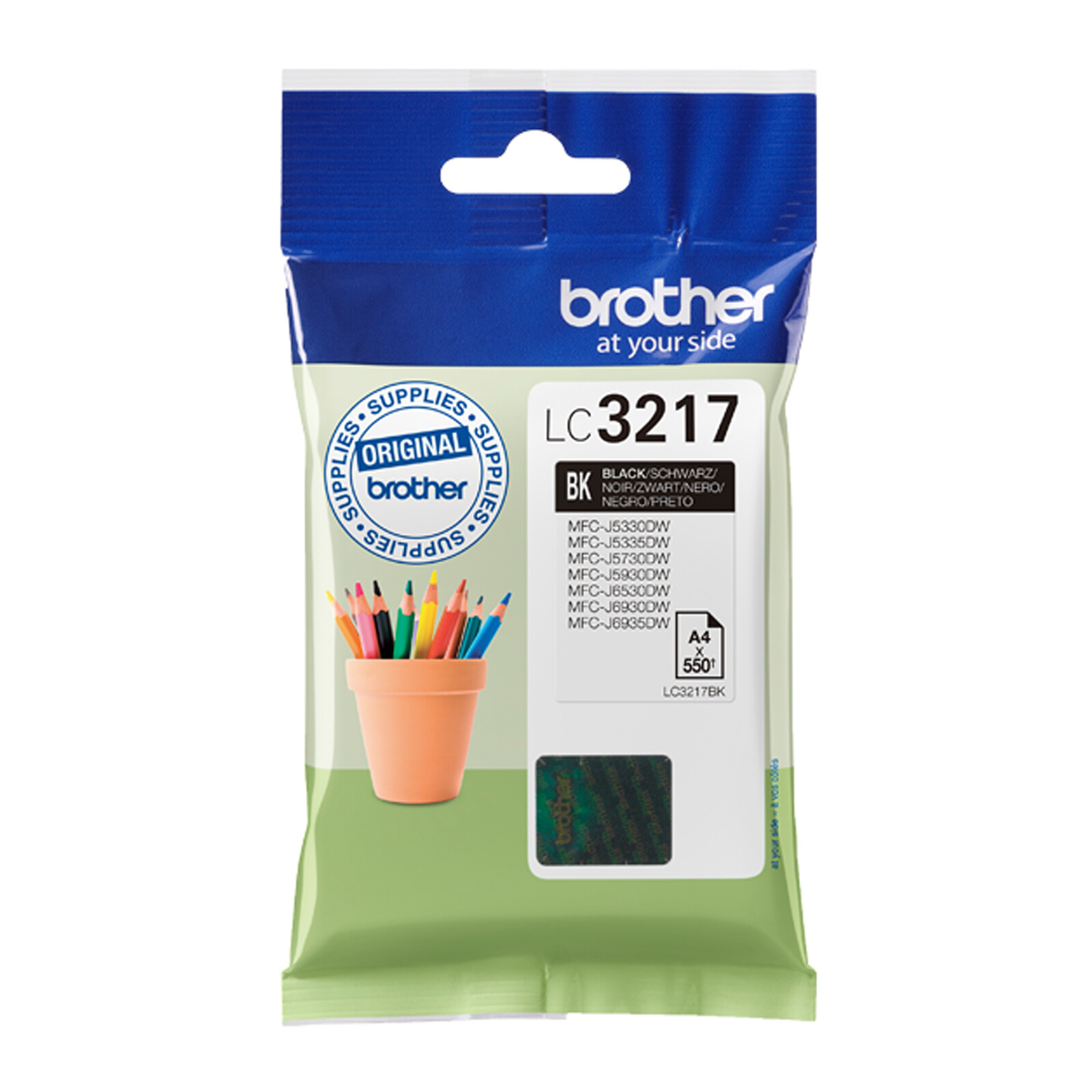 Brother LC3217BK Tinte Black