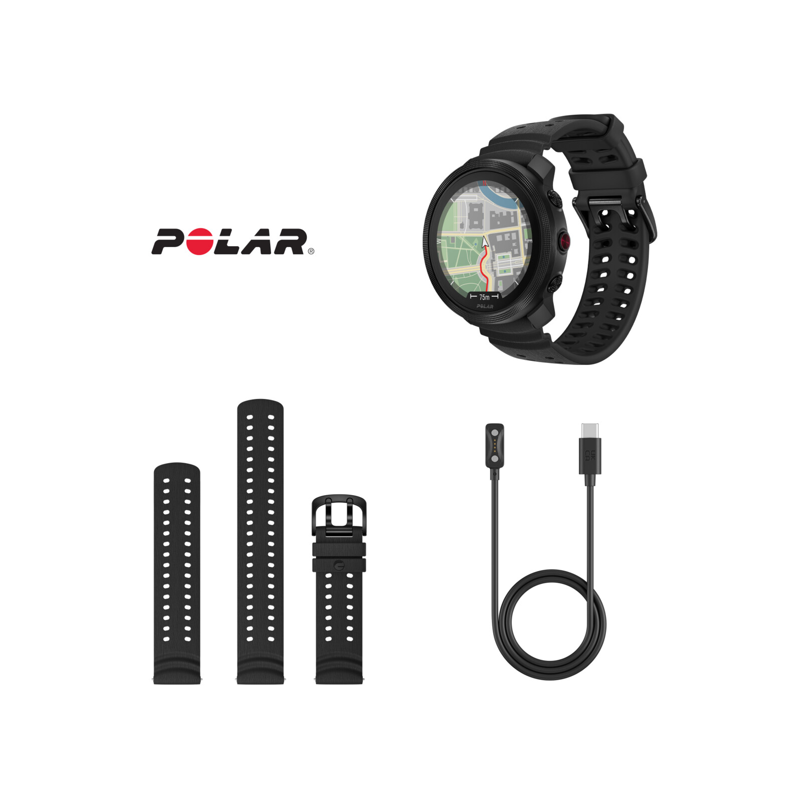 Polar Vantage M3 S-L schwarz