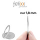 Felixx Ultraslim Smartphone Ring Silber