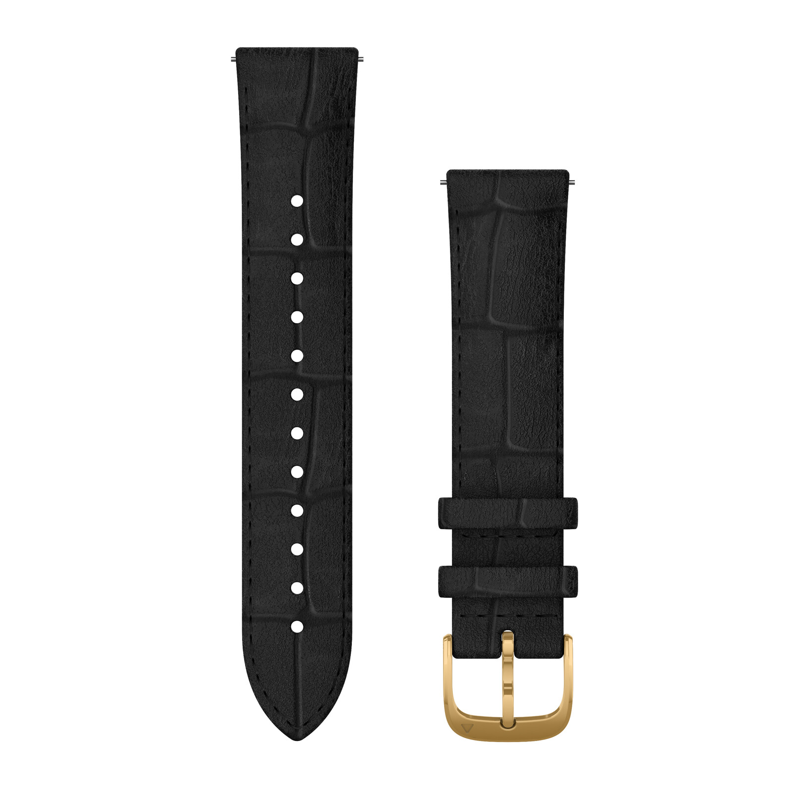 Garmin Uhrenarmband Vivomove 20mm Leder Schwarz