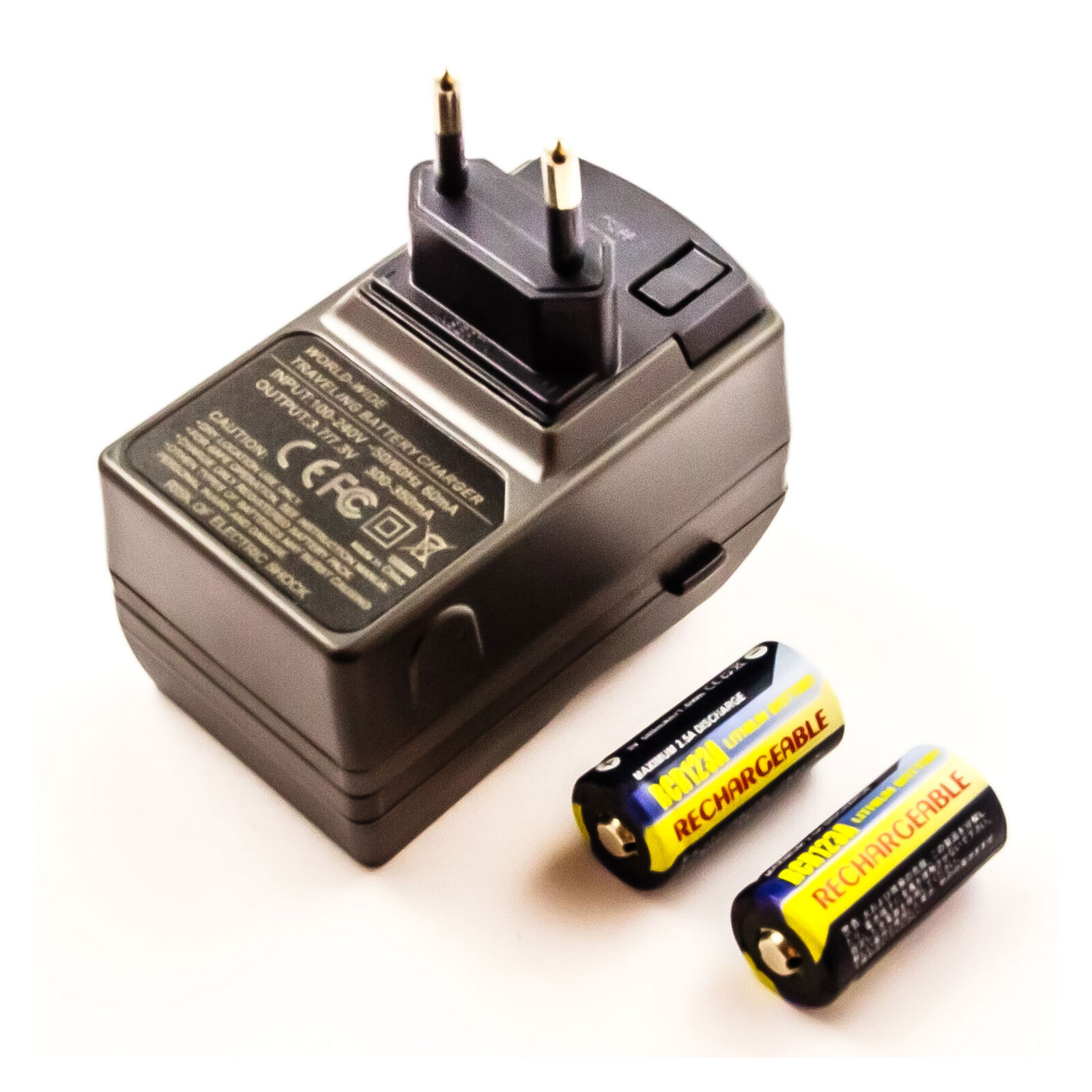 AGI 70816 Ladegerät Canon CR123A inkl. 2 Akkus