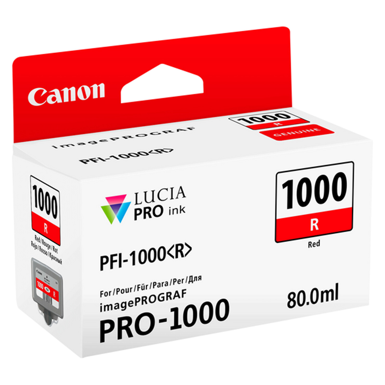 Canon PFI1000R red imagePrograf Pro 1000