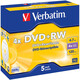 Verbatim DVD+RW 4,7GB 4x JC 5er