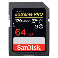 Sandisk SDXC Extreme Pro UHS-I 170MB/s