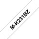 Brother M-K231BZ Schriftband weiss/schwarz 12mm