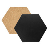 Securit Hexagon Kork-+Kreidetafeln 7Stk Securit Hexagon Kork-+Kreidetafeln 7Stk