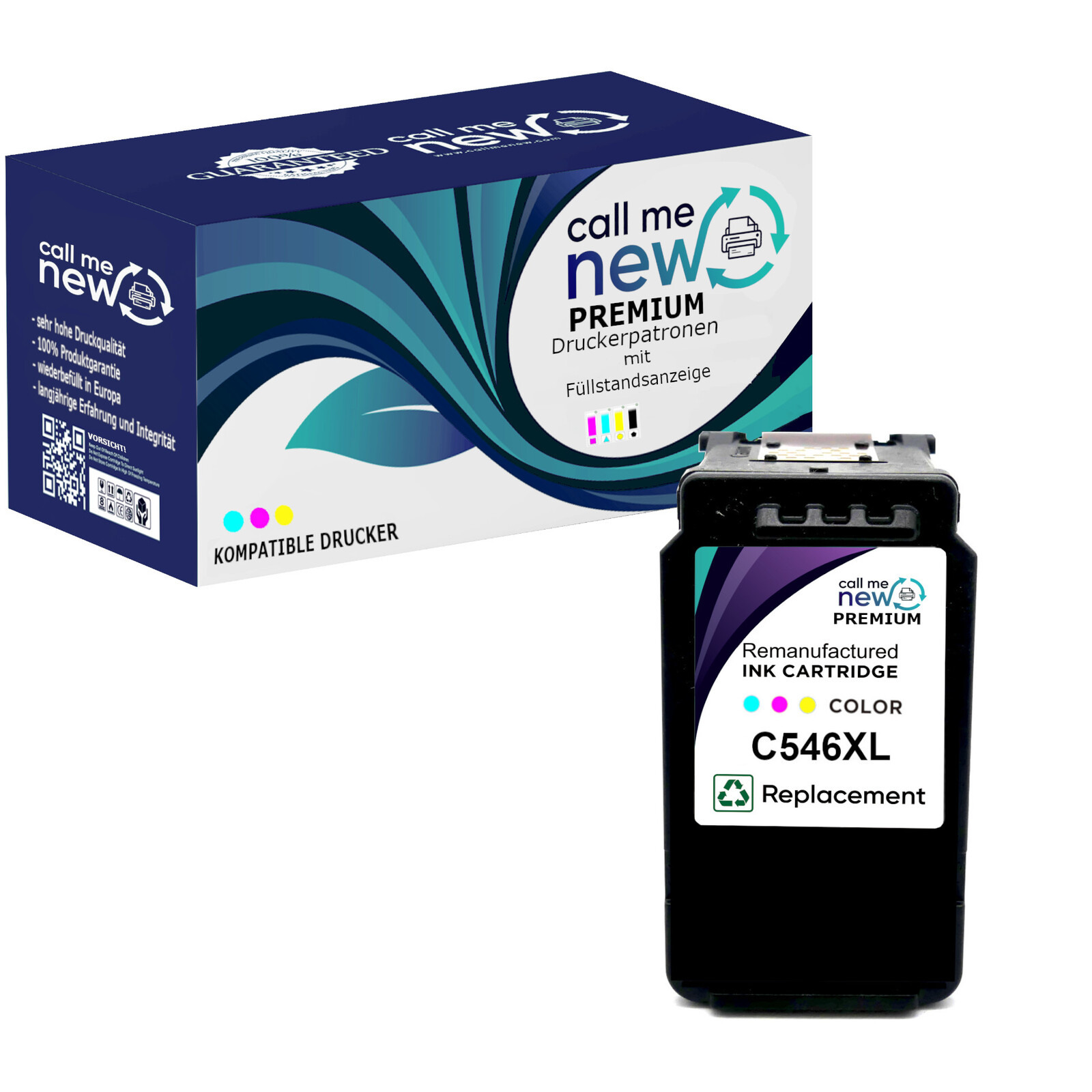 CMN Premium aufber.Tintenpatrone Canon CL-546XL farbig