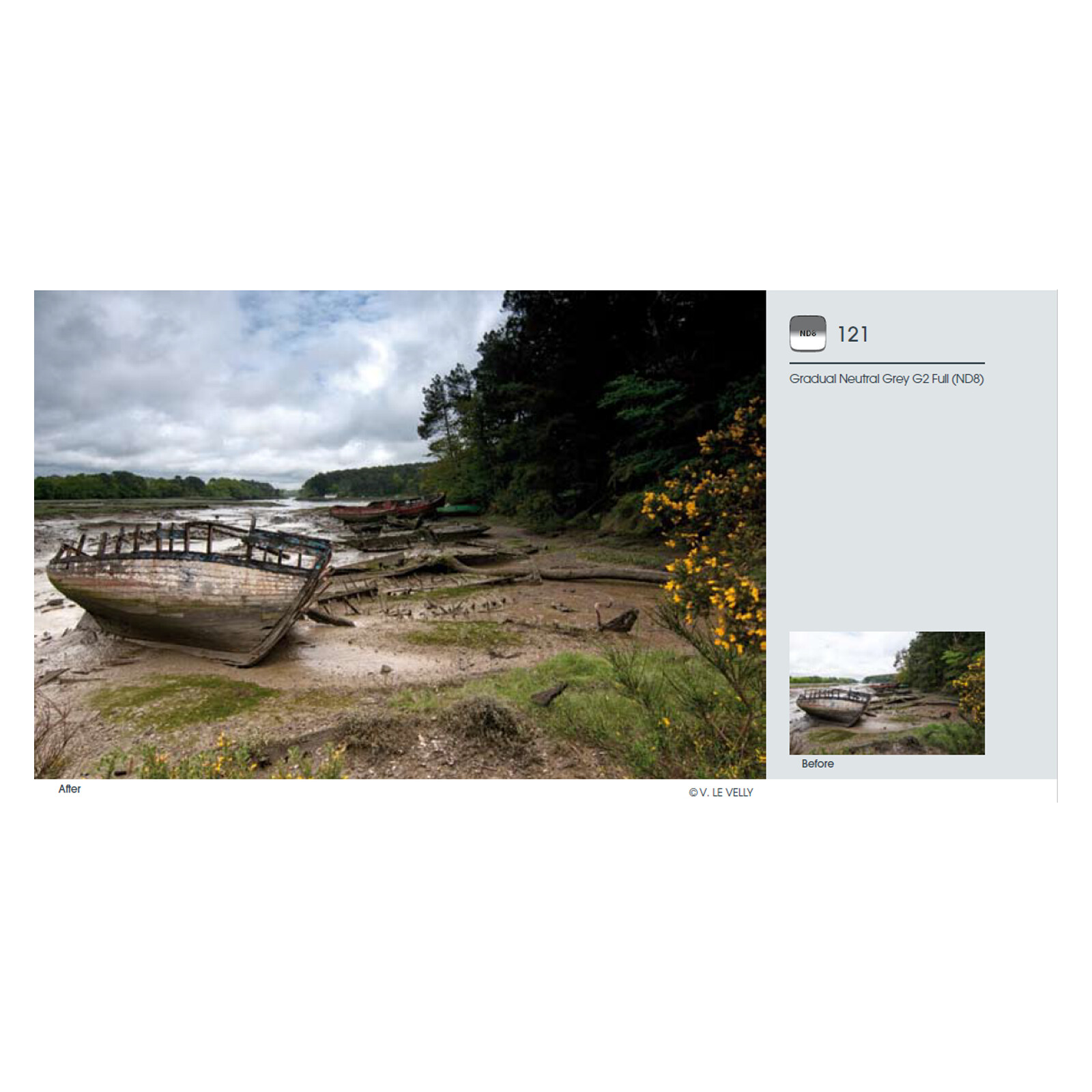 Cokin P121 Verlauf Grau 2