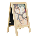 Securit Mini 2in1 Foto-/Kreidetafel Naturholz Securit Mini 2in1 Foto-/Kreidetafel Naturholz