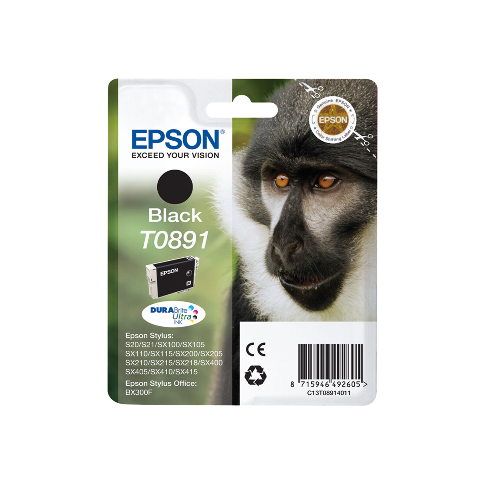 Epson T0891 Tinte Black 5,8ml