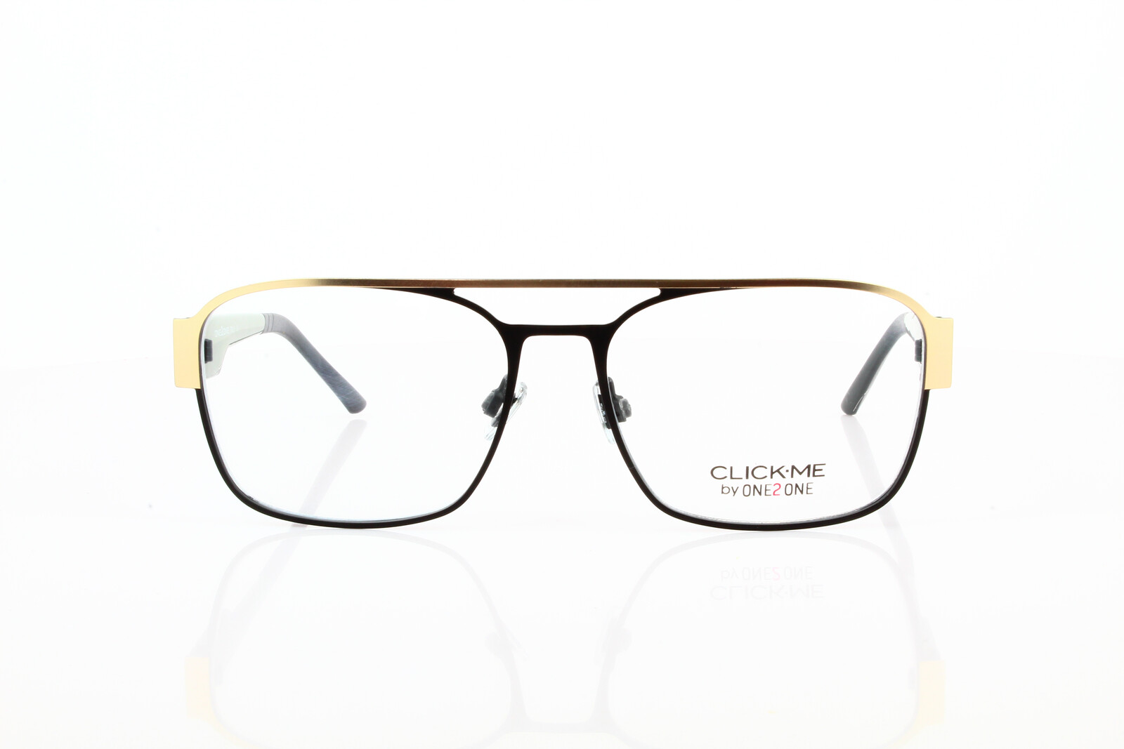 Click Me OTO 411 C3 Metallbrille Doppelsteg