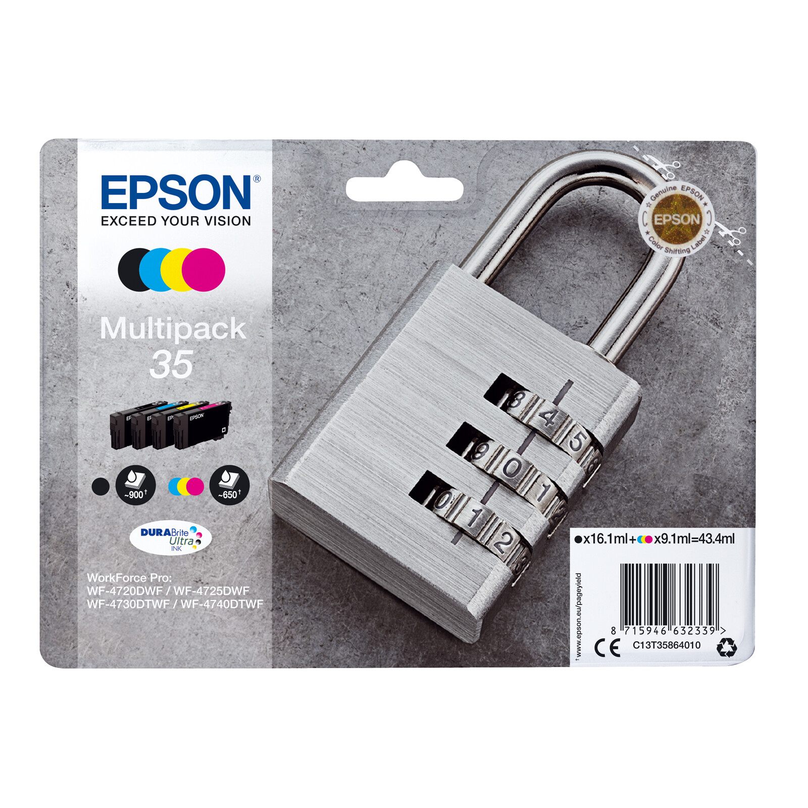 Epson 35 T3586 Tinte Multipack