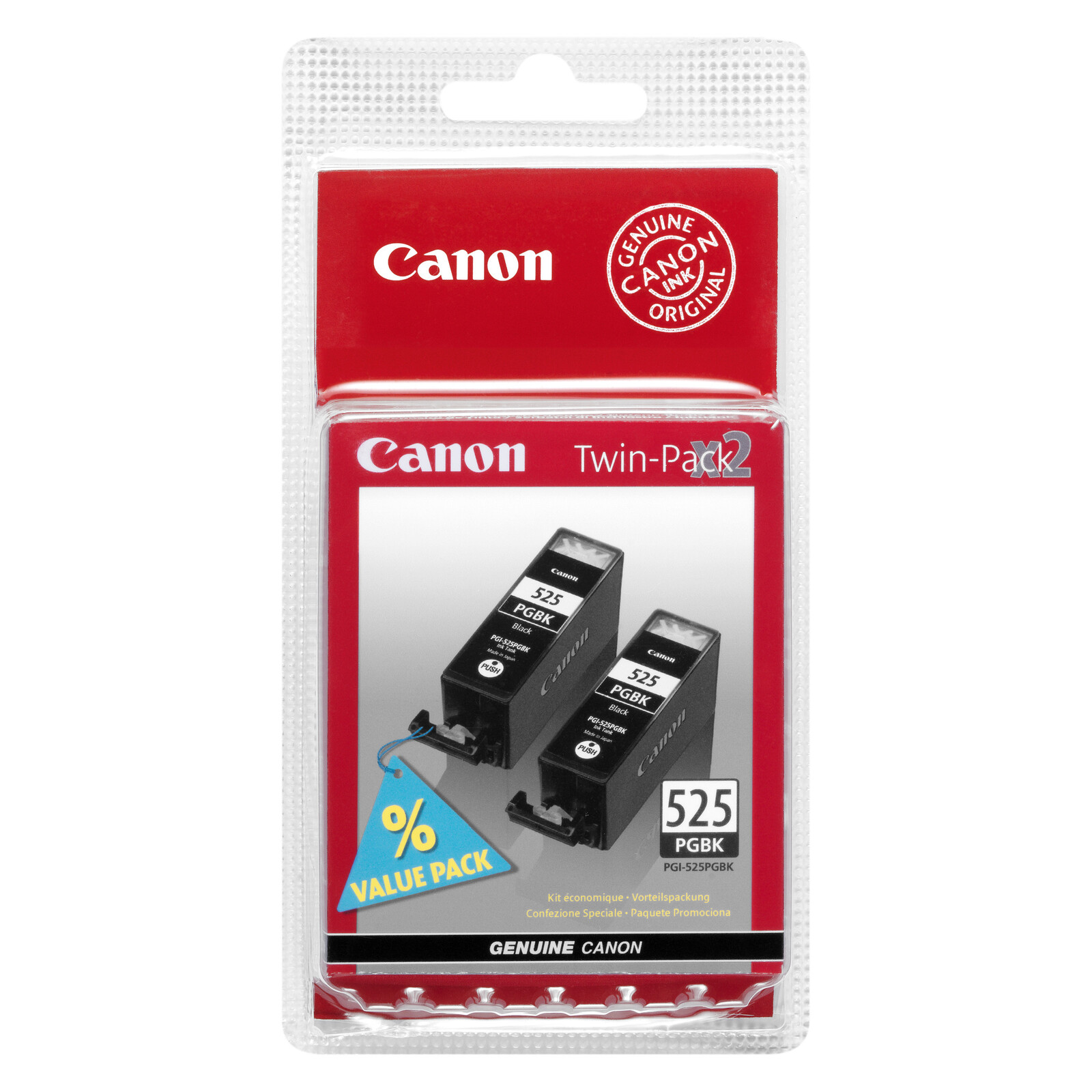 Canon PGI-525PGBK Tinte 2er Pack black