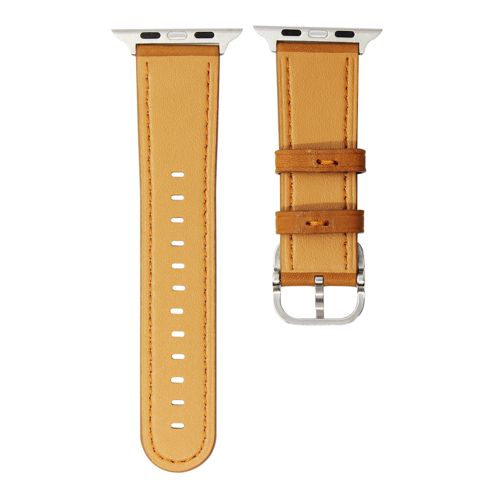 Mika Uhrenarmband Apple 42/44mm Echtleder braun