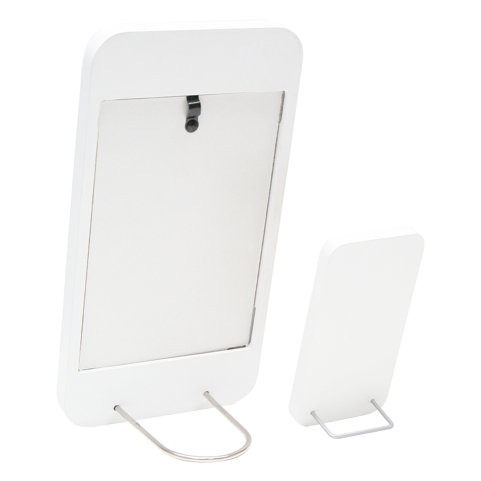 Bilderrahmen Deknudt 10x15cm Mobilfunk Kunststoff weiß S66RL