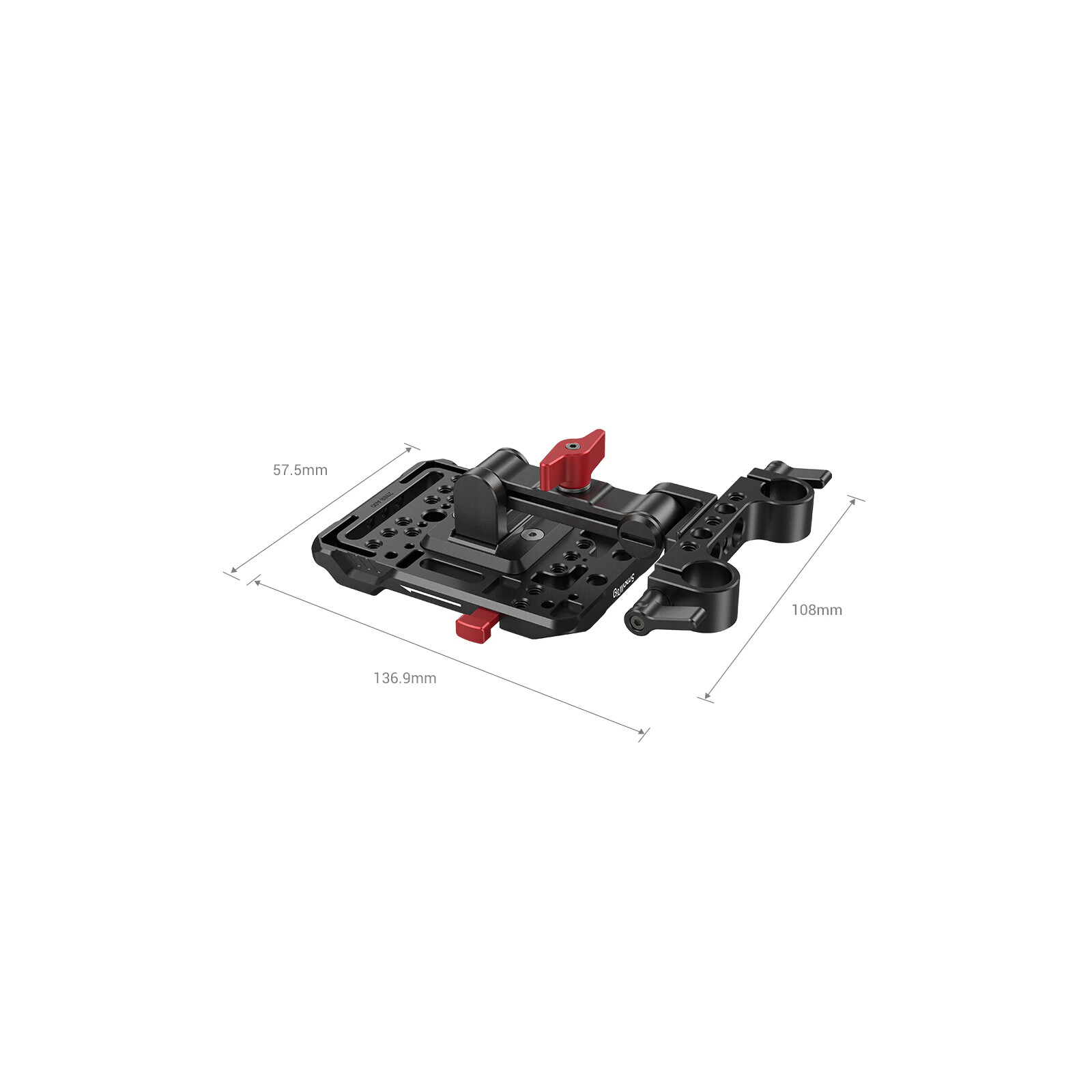 SmallRig V Mount Batterieplatte mit verstellbarem Arm