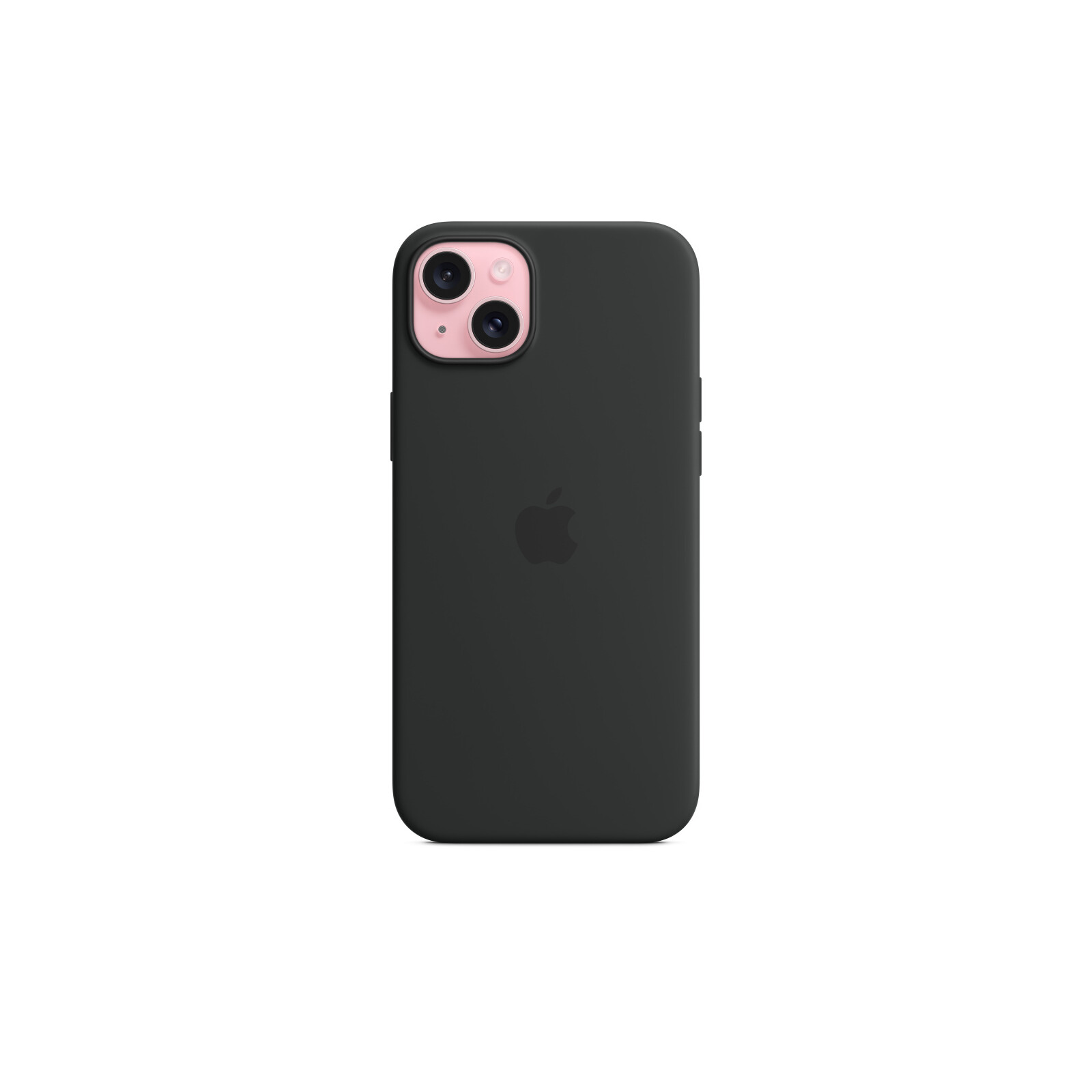Apple iPhone 15 Plus Silikon Case mit MagSafe black