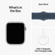 Apple Watch S9 GPS Alu silber 45mm Sportband M/L sturmblau
