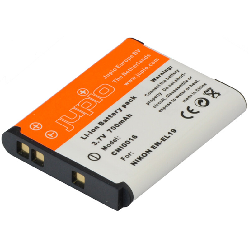 Akku Ersatz Für Nikon EN-EL19 – 700mAh, 3,7V Li-Ion, Kompatibel Mit Verschiedenen Nikon Kameras