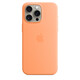 Apple iPhone 15 Pro Max Silikon Case mit MagSafe orange sorb