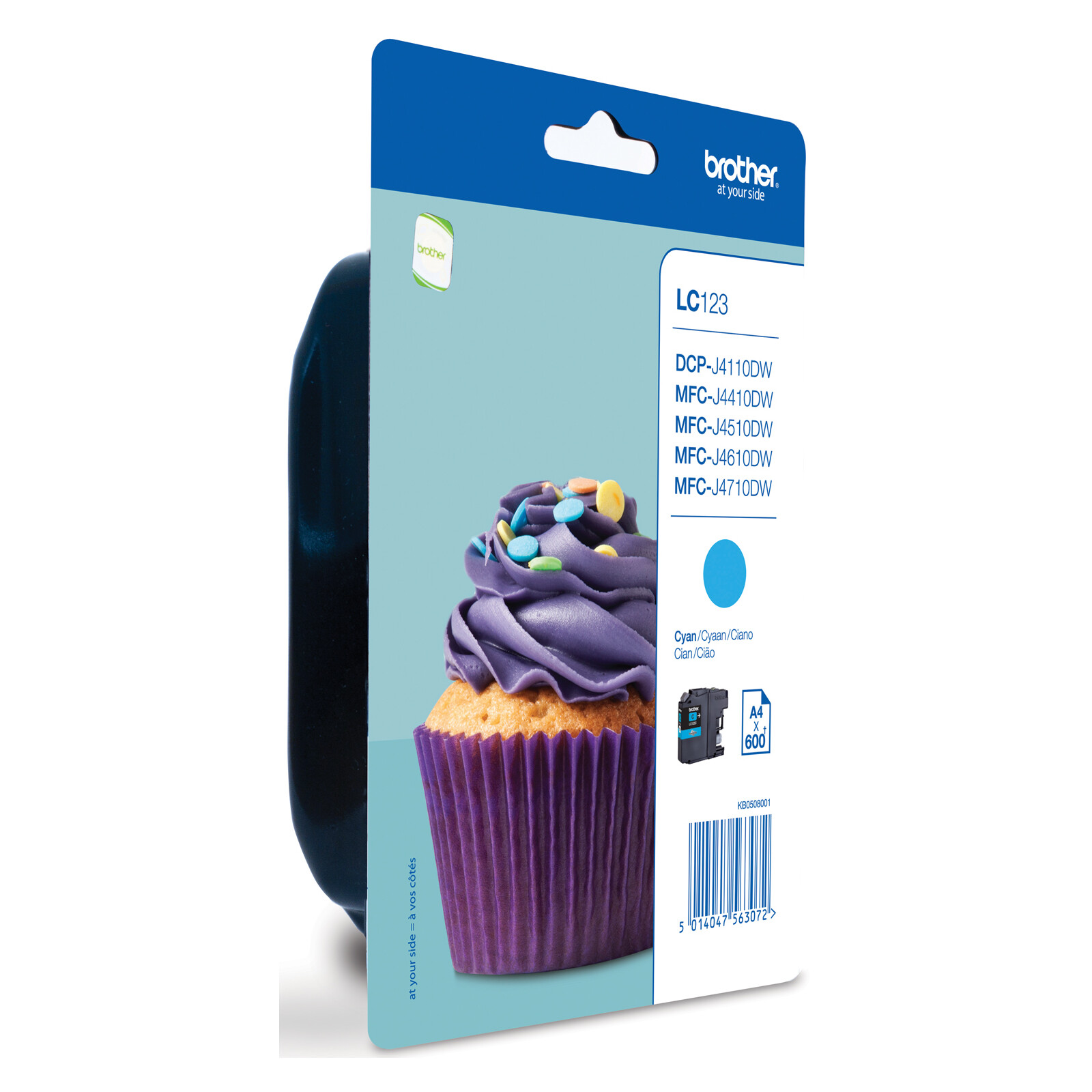 Brother LC-123C Tinte cyan