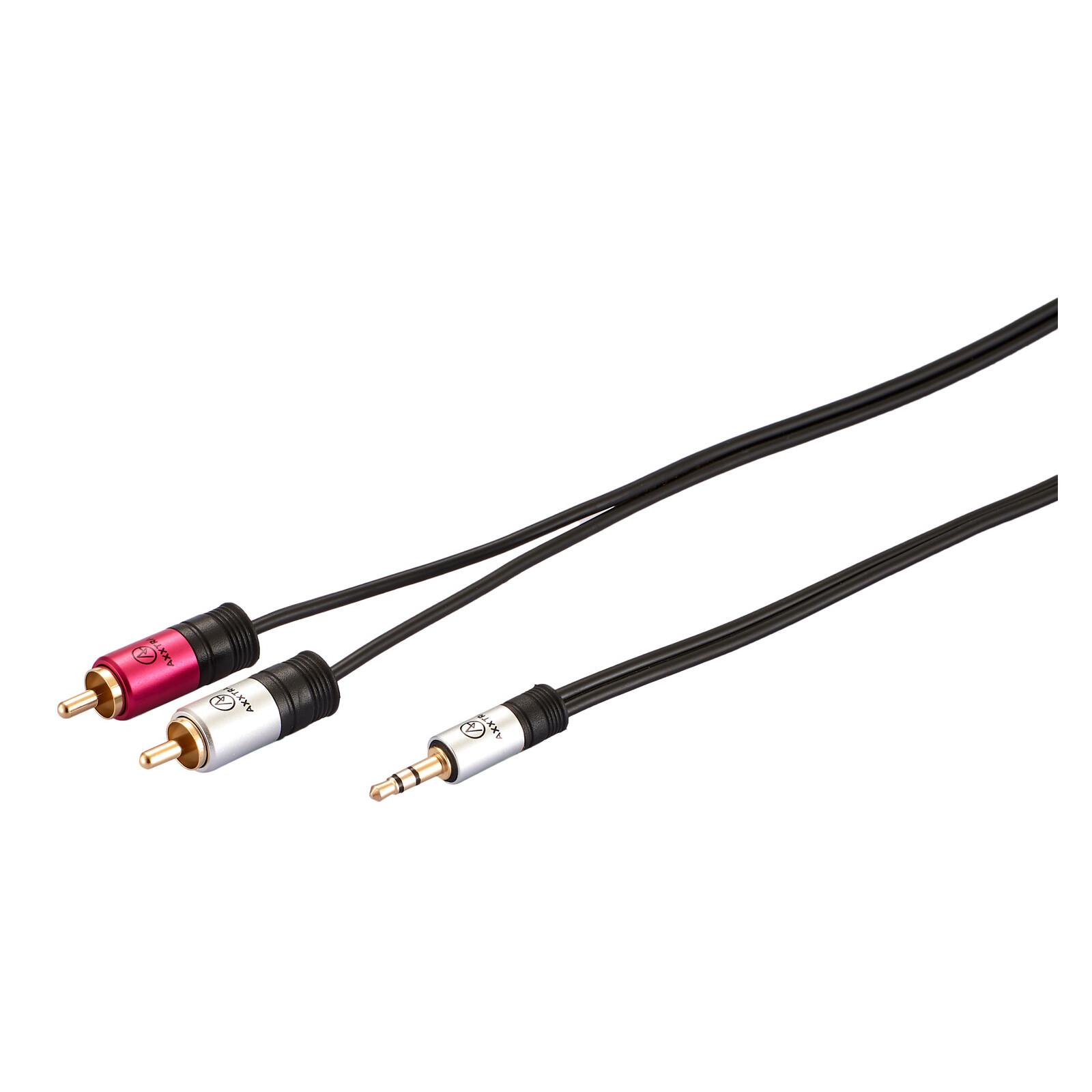 Axxtra Stereo 3.5mm Stecker auf 2x Cinch Stecker
