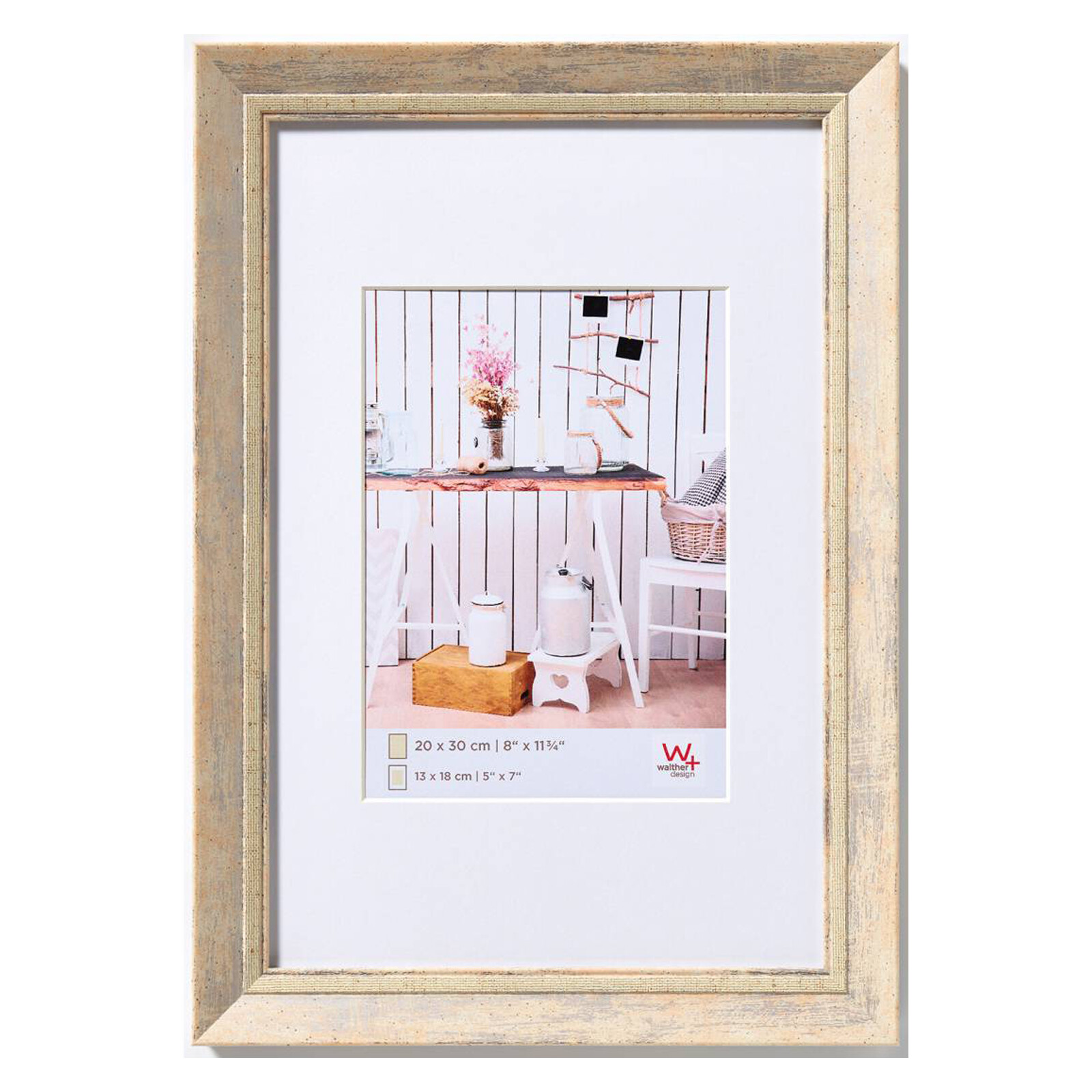 Bilderrahmen Chalet 20x30cm Kunststoff natur