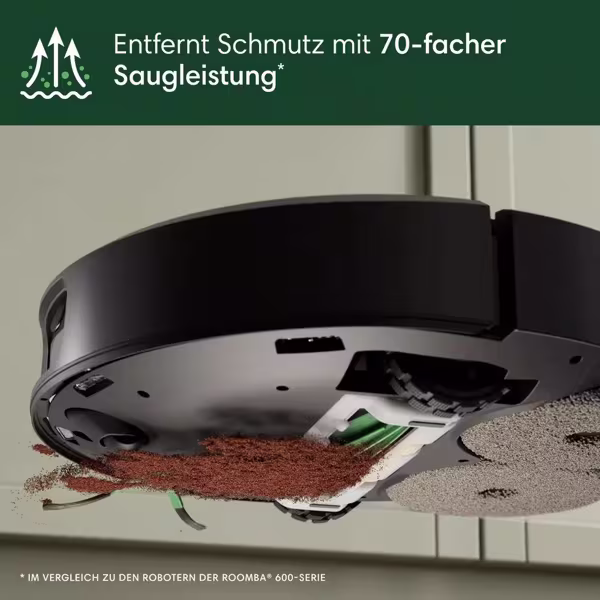 iRobot Roomba 505 Combo Plus Roboter schwarz

