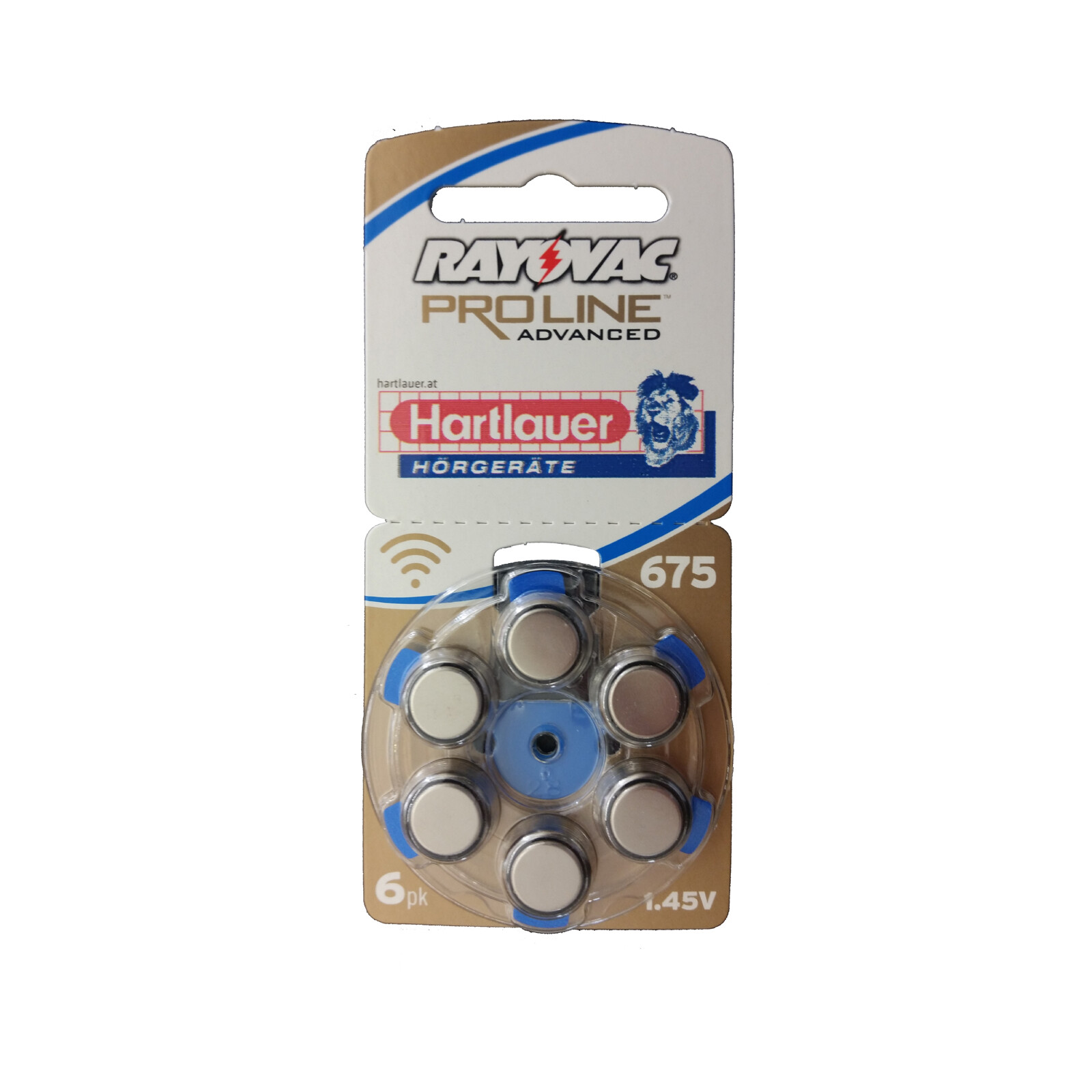 Rayovac 675 Ultra ProlineMercury Free 6er Hörgerätebatterien