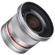 Samyang 12/2,0 APS-C Fuji X silber + UV Filter