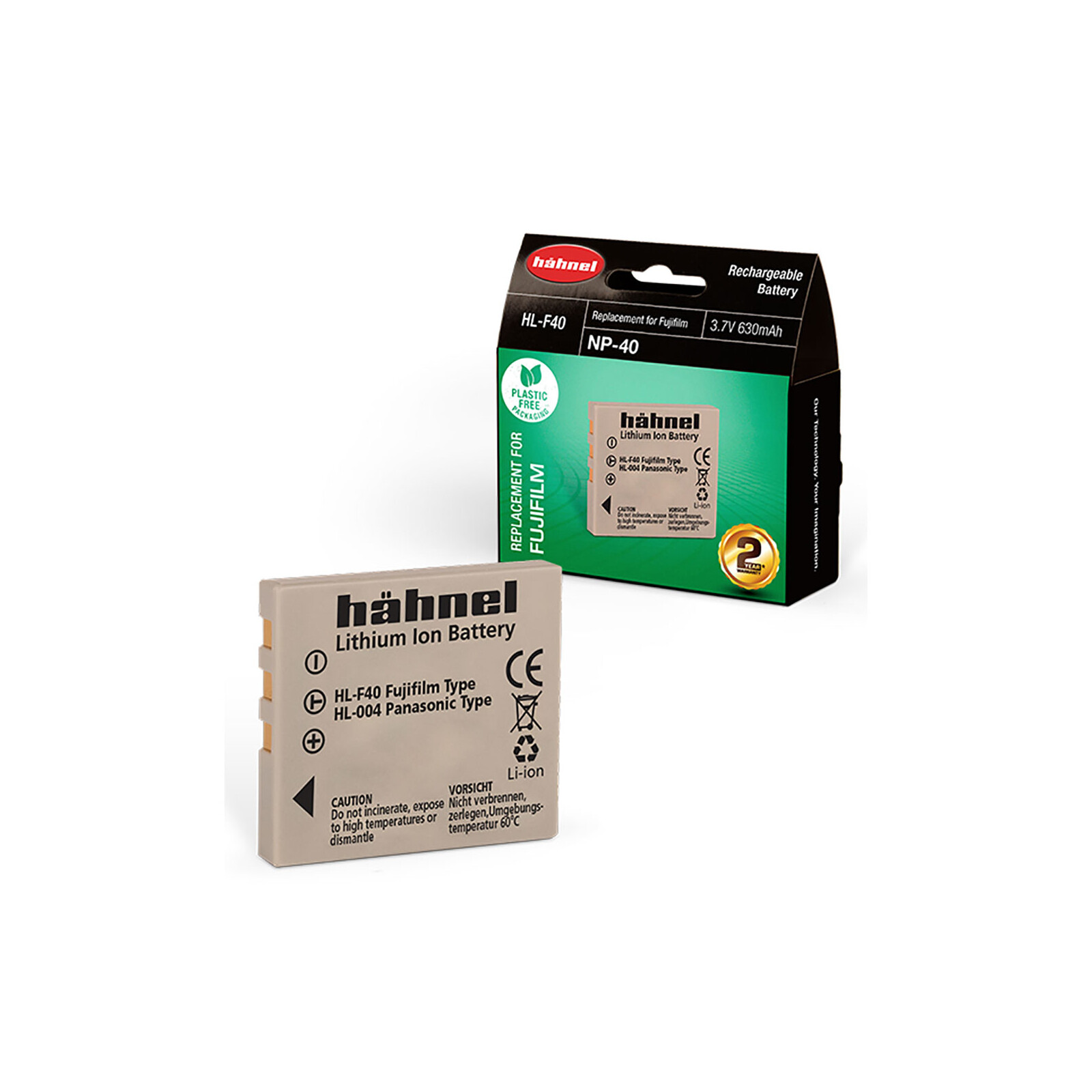 Hähnel Fuji NP-40 Akku