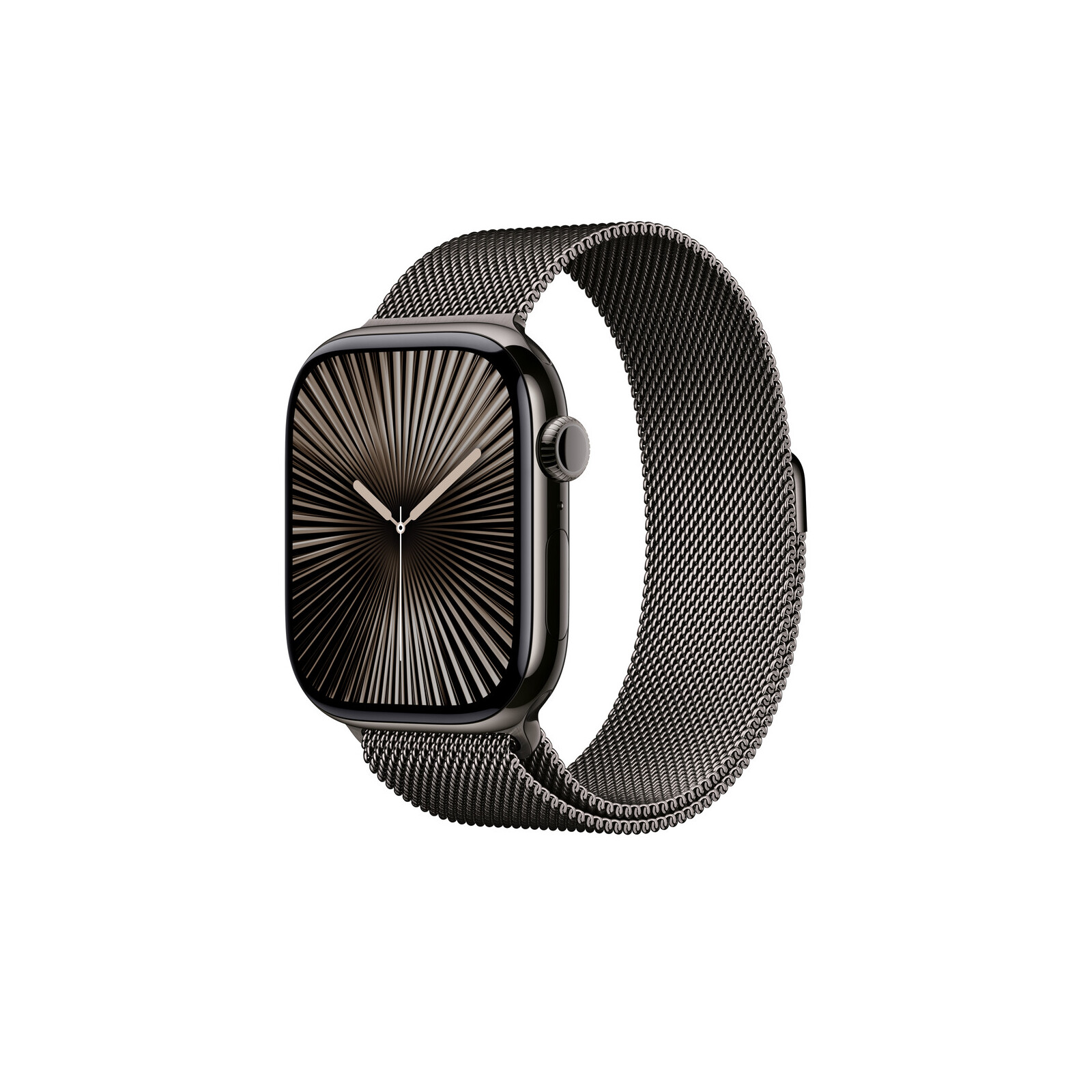 Apple Watch 46mm Milanaise Band S/M schiefer 