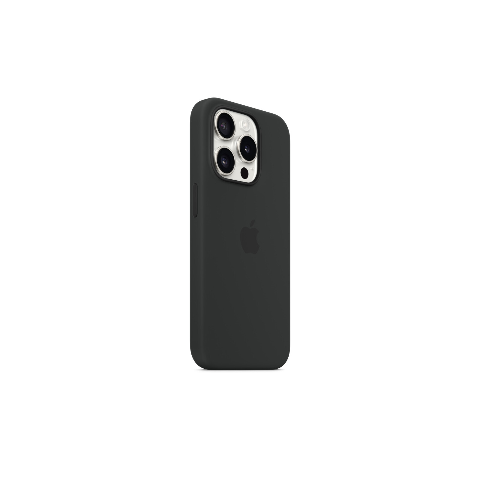 Apple iPhone 15 Pro Silikon Case mit MagSafe black