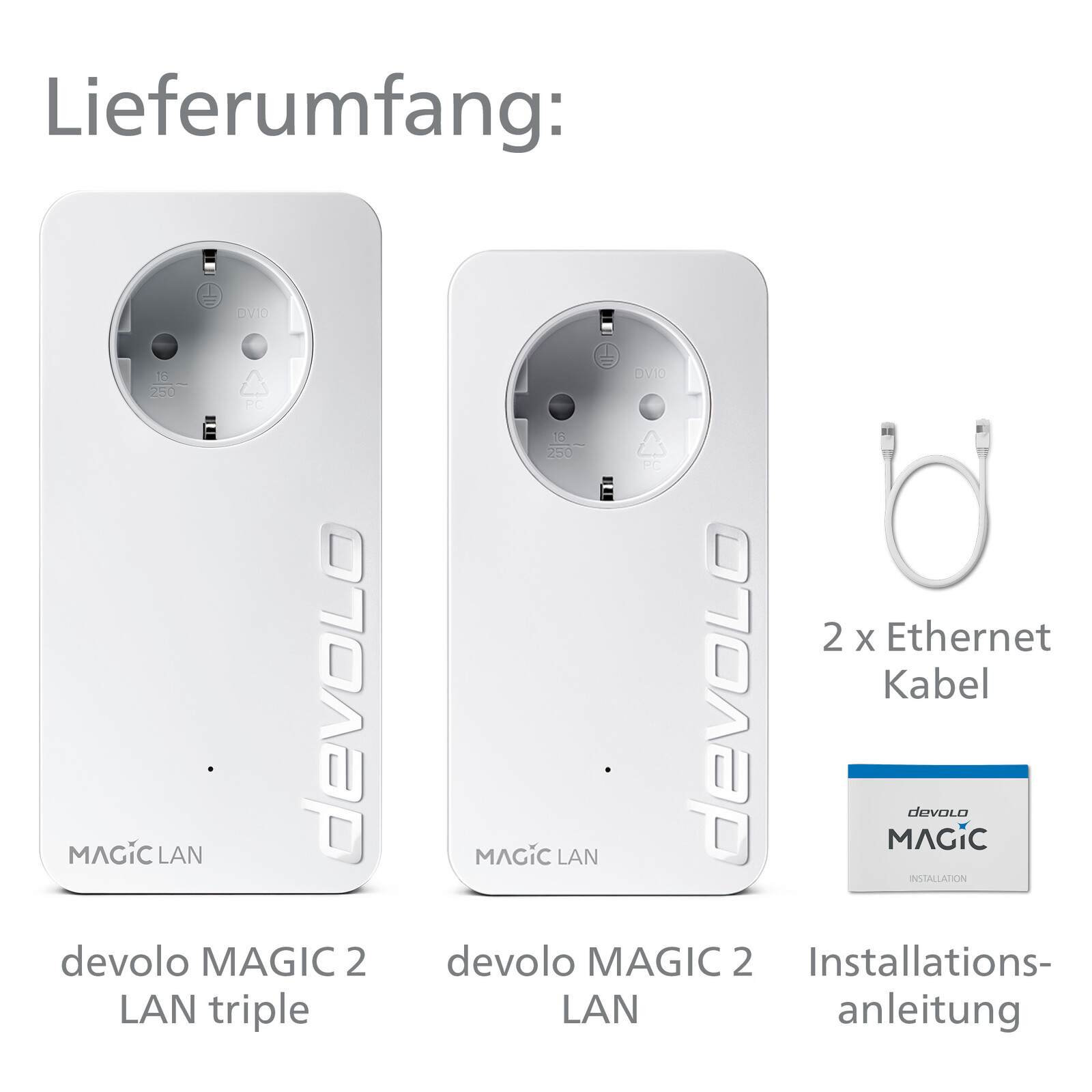 Devolo Magic 2 LAN triple Starter Kit