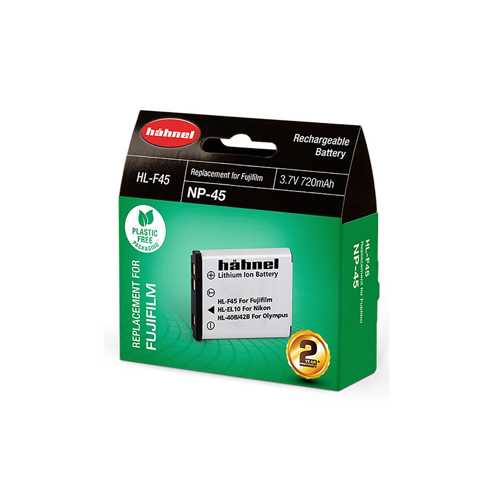Hähnel Fuji NP-45 Akku