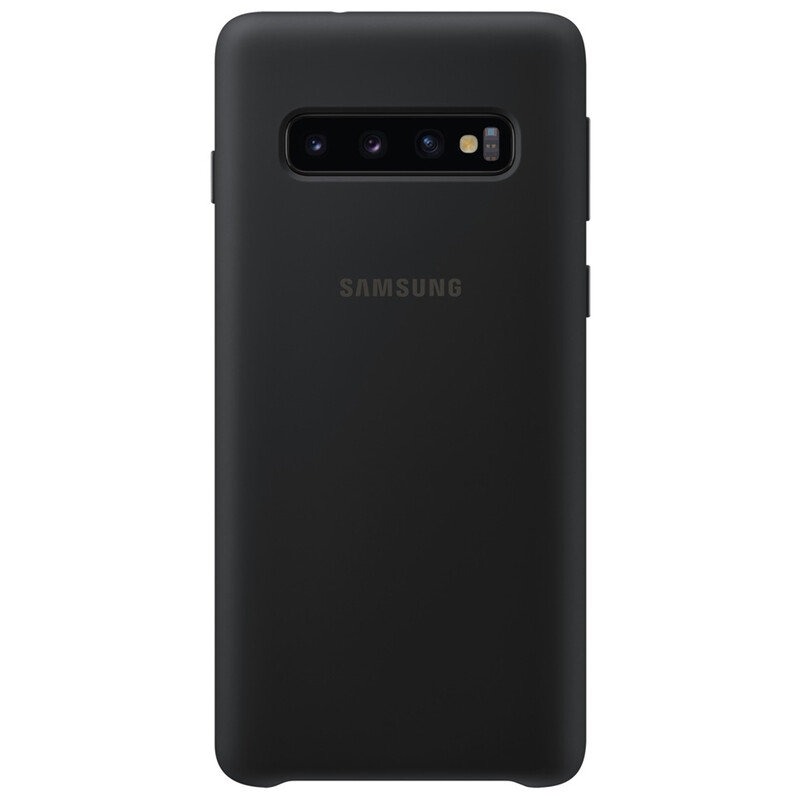 Samsung Back Cover Silicone Galaxy S10 schwarz