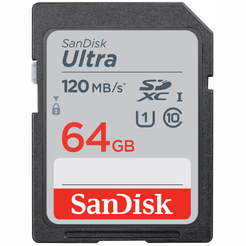 SanDisk SDHC 64GB Ultra 120MB/s
