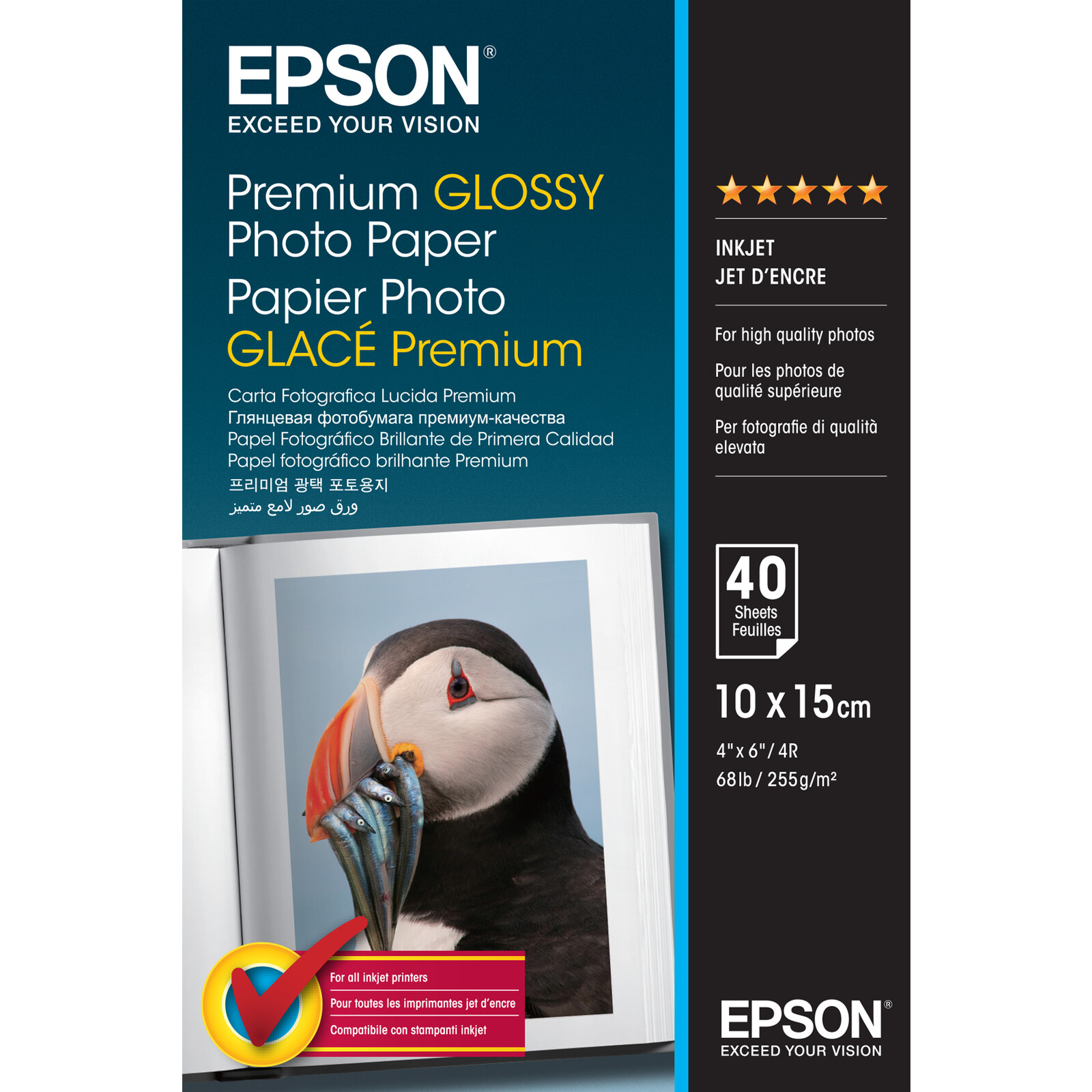 Epson S042153 10x15 40BL. Glossy