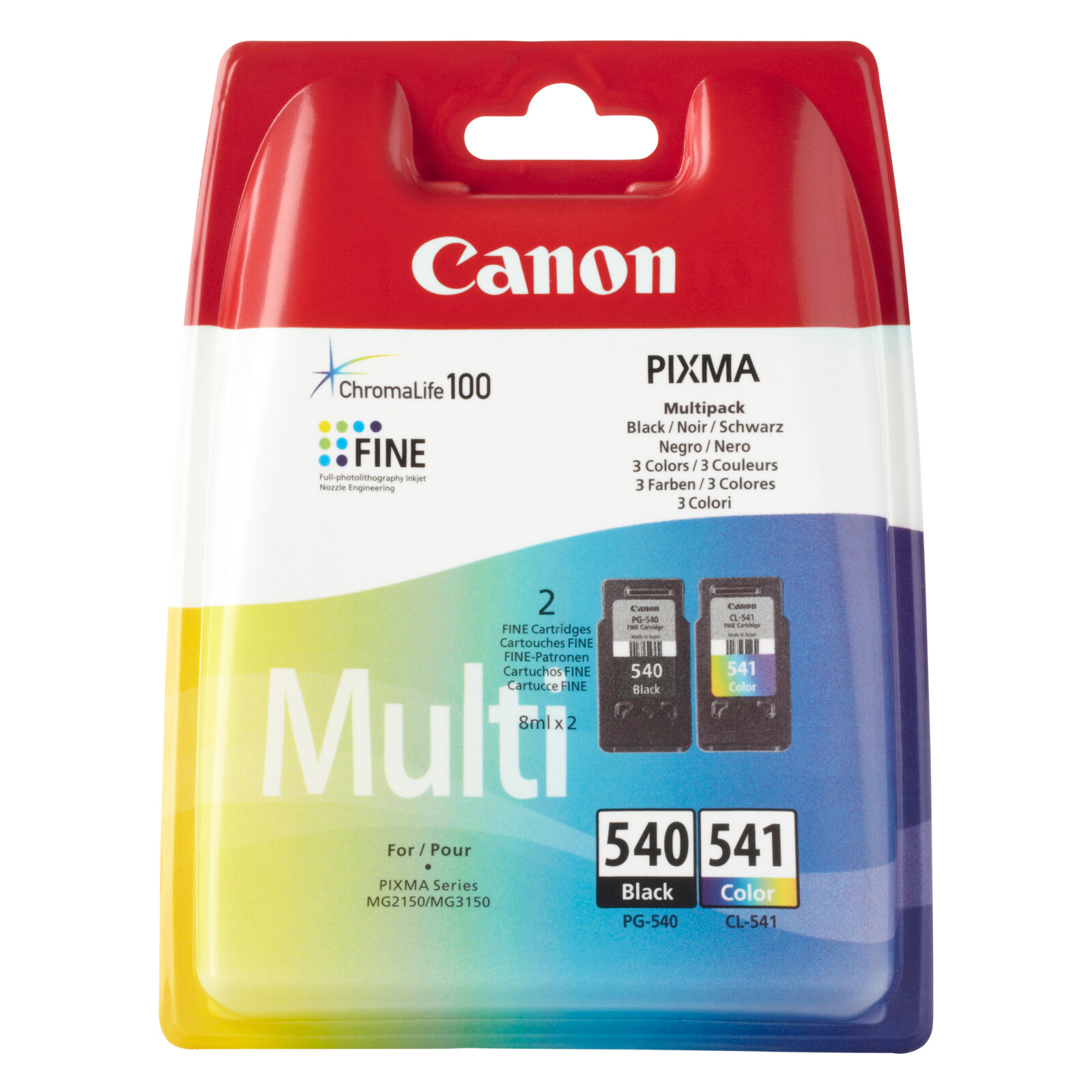 Canon PG-540/CL-541 Tinte black/color