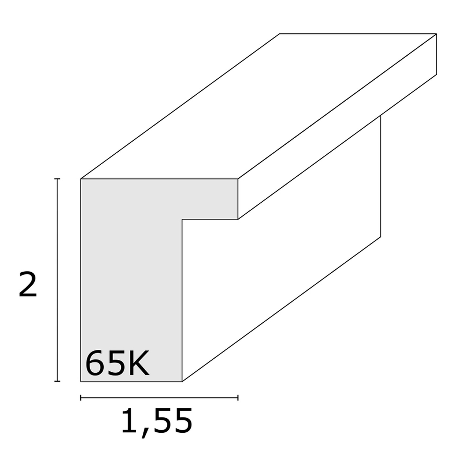 Bilderrahmen Deknudt 10x15cm Galerie Holz braun S65KQ6