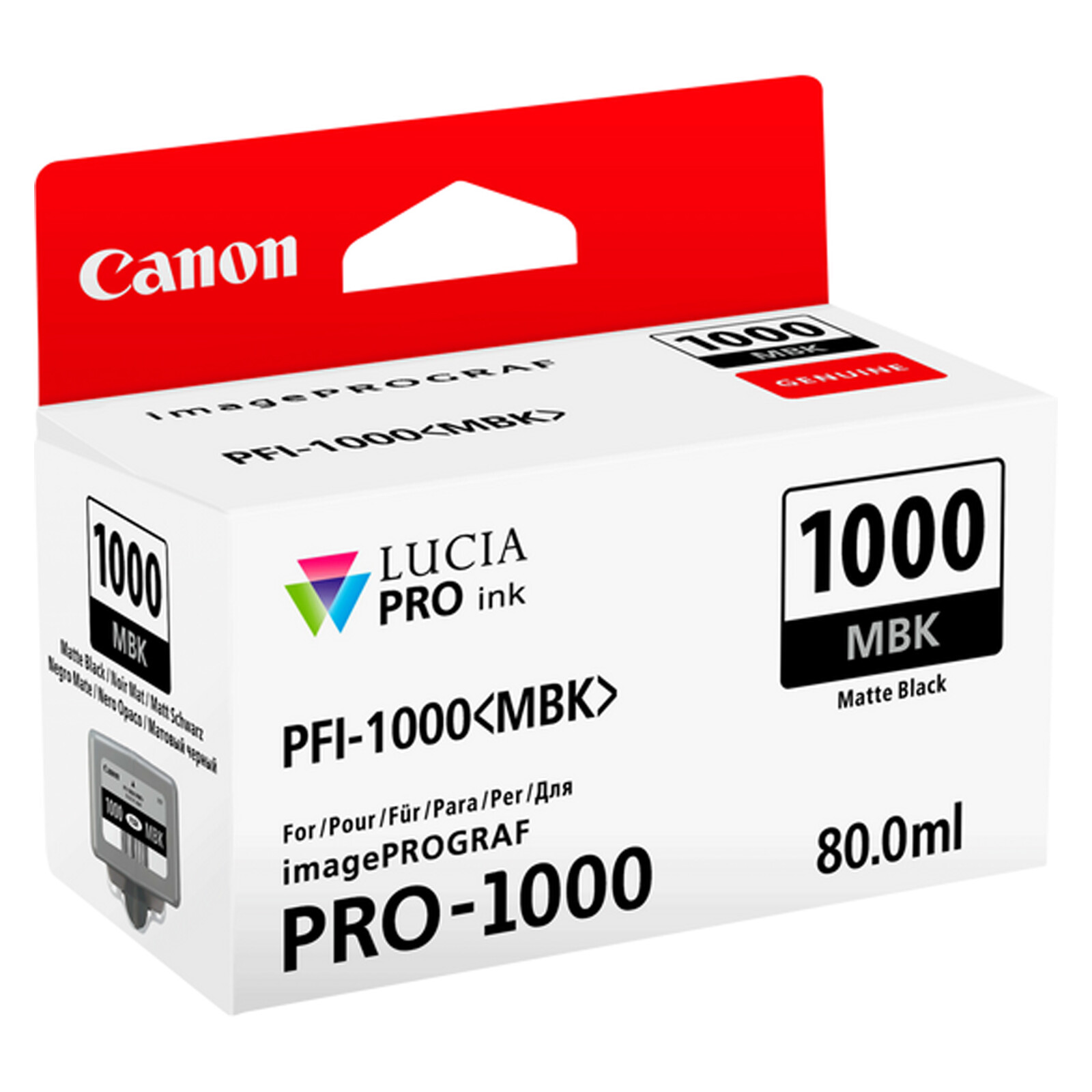 Canon PFI1000MB matte black imagePrograf Pro 1000