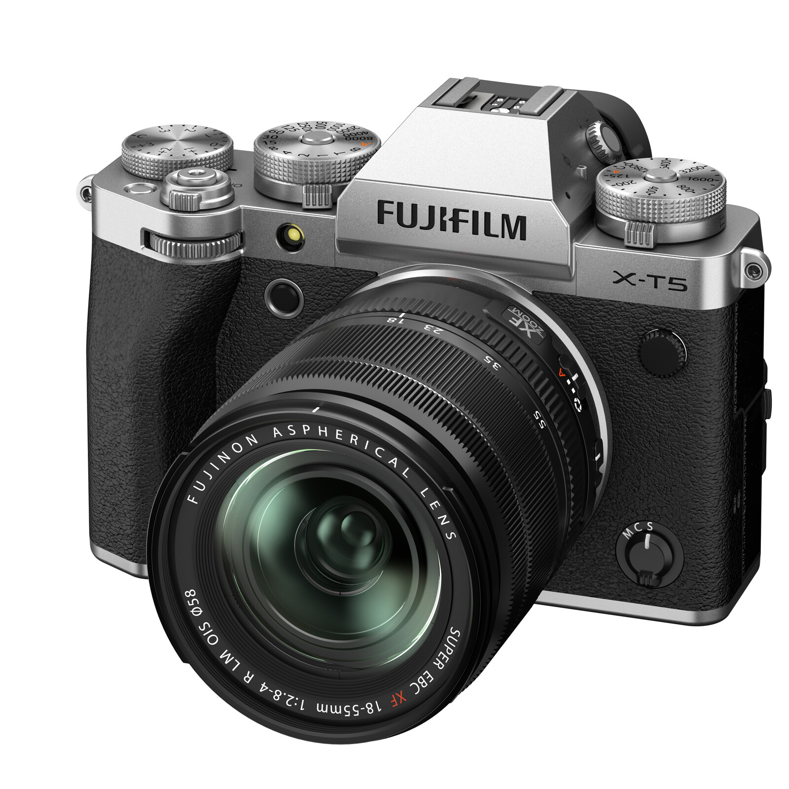 FUJIFILM X-T5 silber + XF 18-55/2.8-4,0 R LM OIS