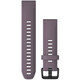 Garmin Quickfit Band 20mm Silikon dunkellila schwarz