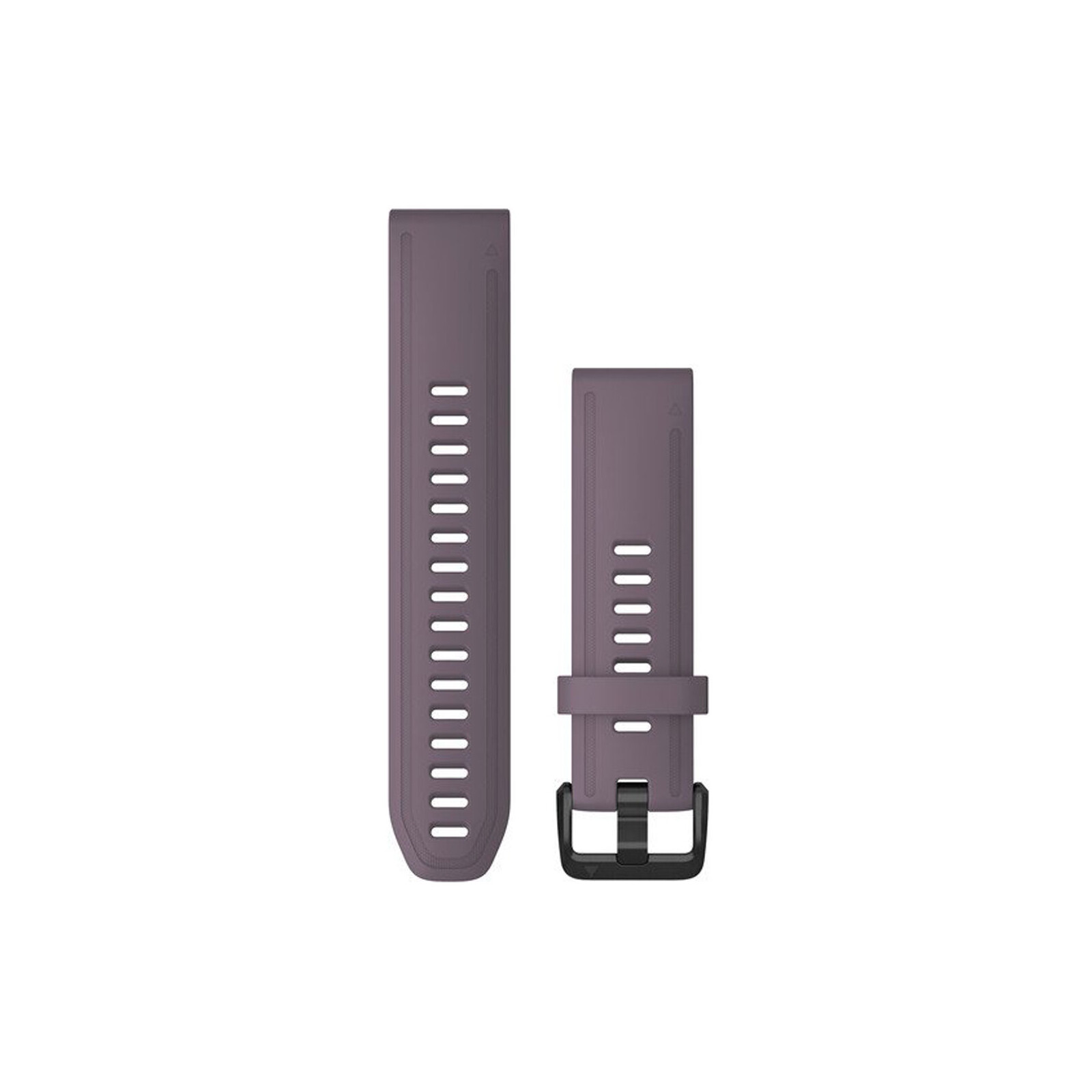 Garmin Quickfit Band 20mm Silikon dunkellila schwarz