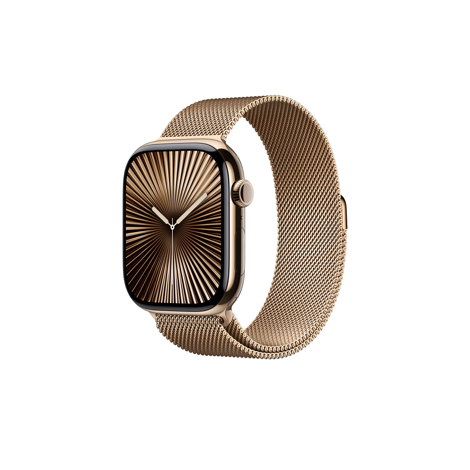 Apple Watch 46mm Milanaise Band S/M gold