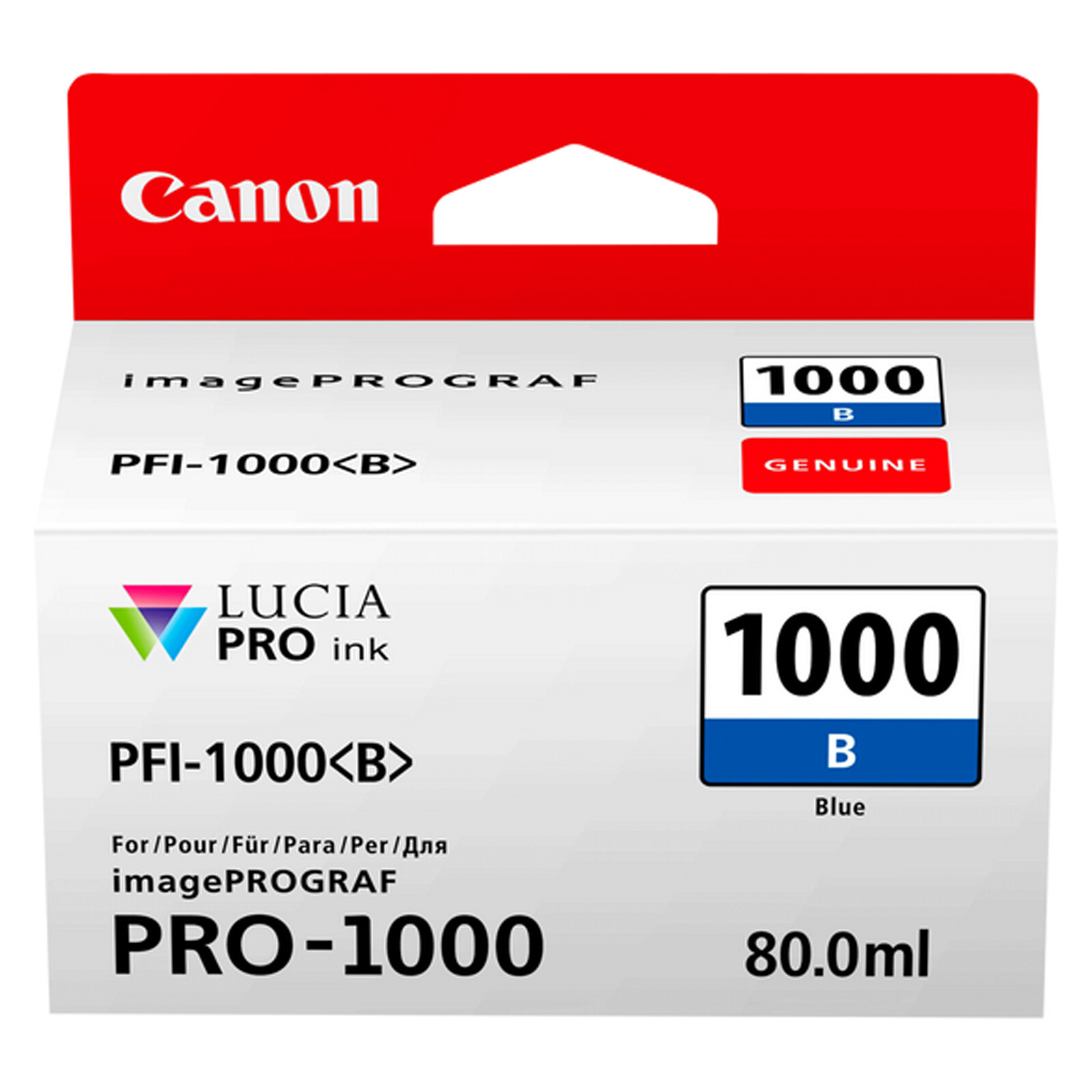 Canon PFI1000B blue imagePrograf Pro 1000