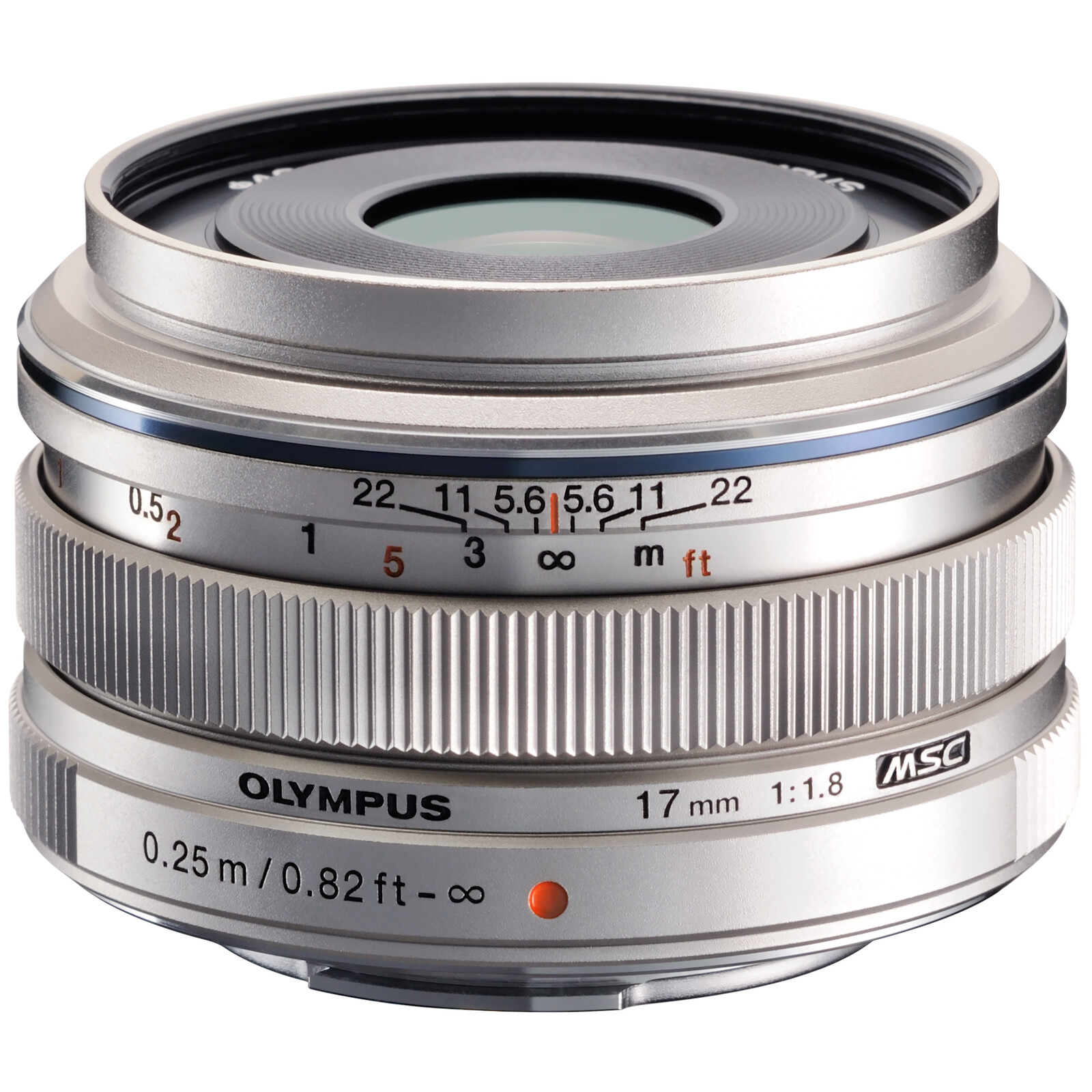 Olympus M.ZUIKO DIGITAL 17/1,8 Silber