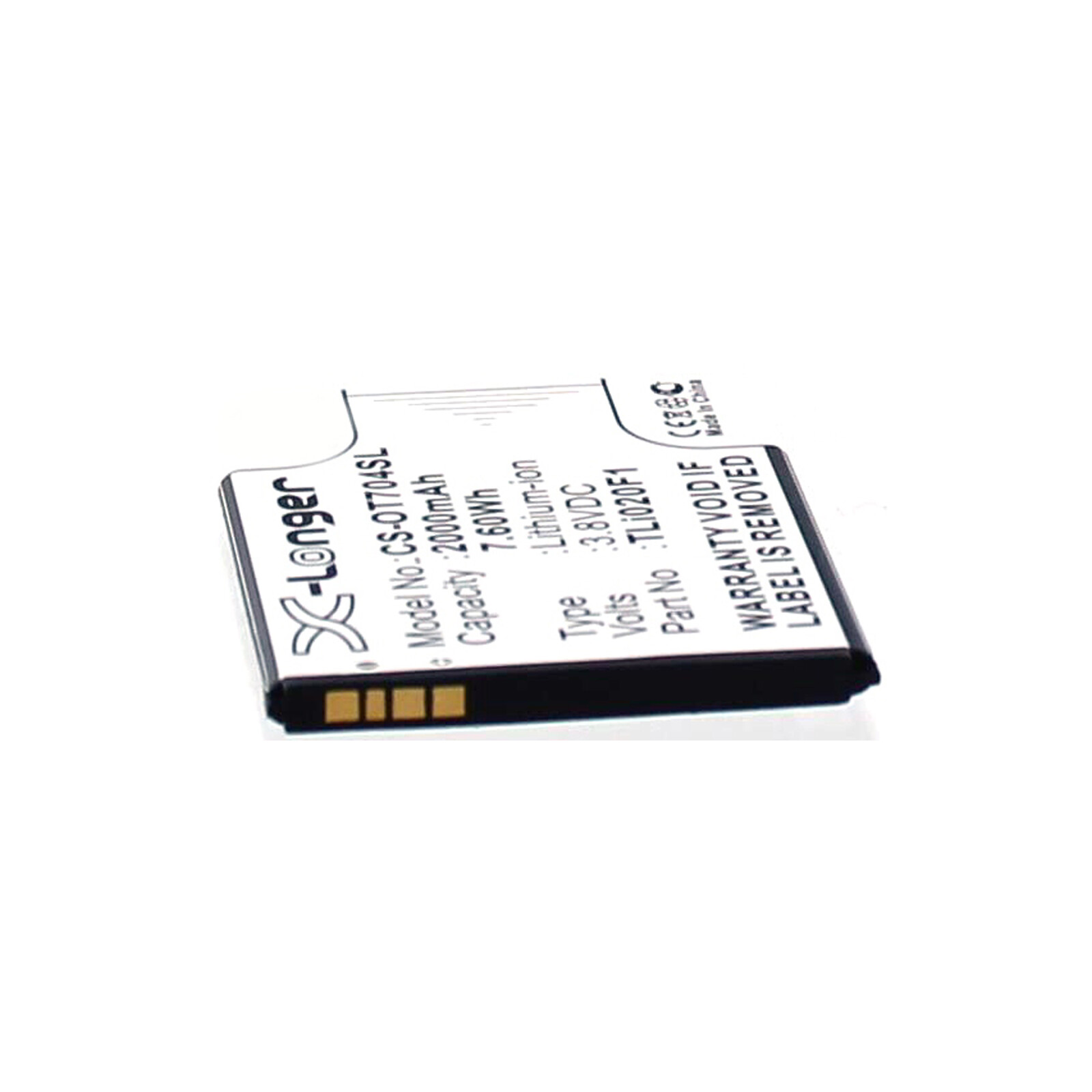 AGI Akku Alcatel TLI019B1 2.000mAh